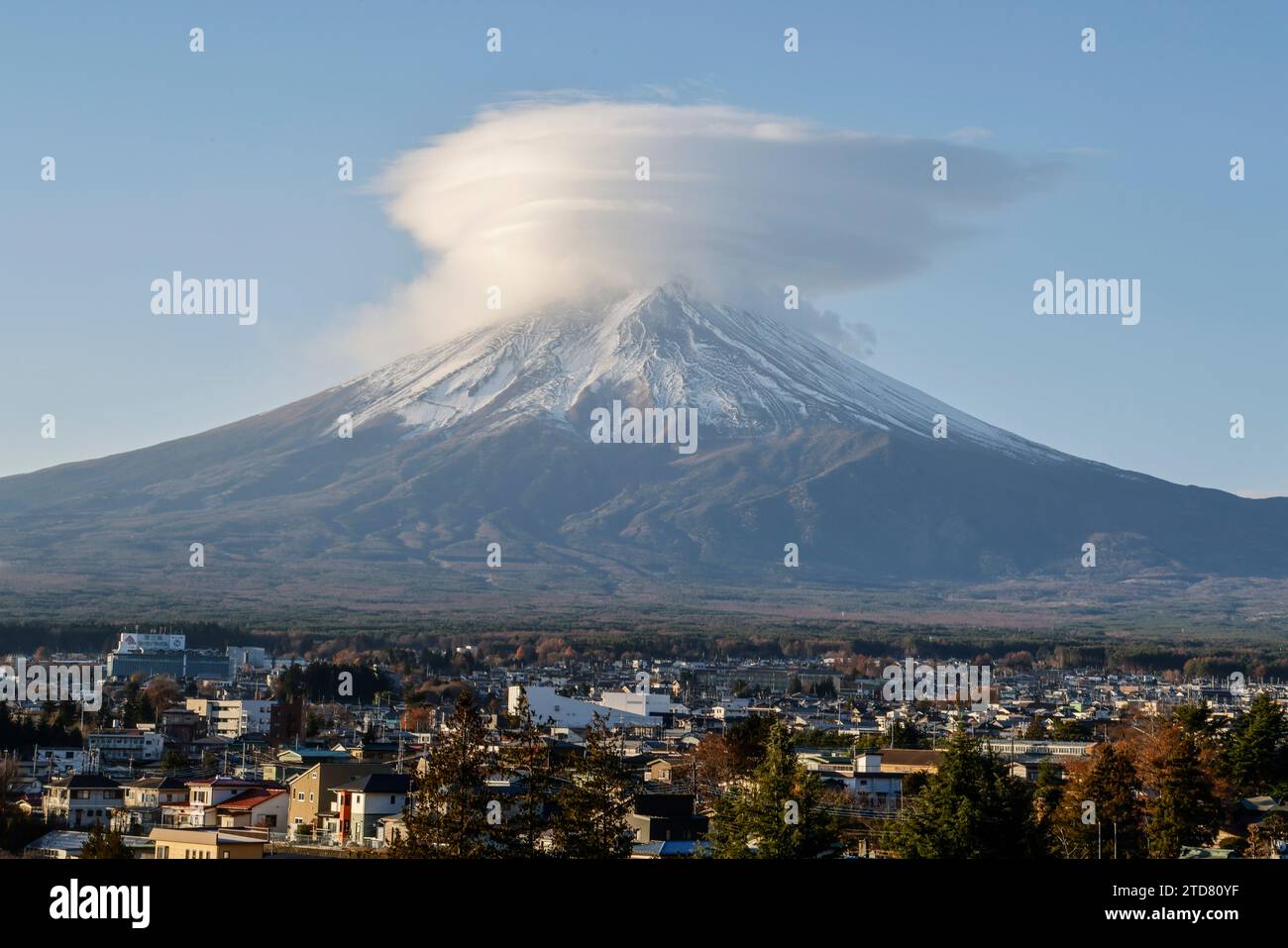 PAGODE CHUREITO LA VUE MYTHIQUE SUR LE MONT FUJI Stockfoto