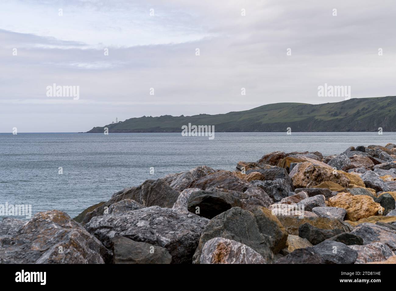 Die britische Ärmelkanalküste in Beesands, Devon, England, Großbritannien Stockfoto