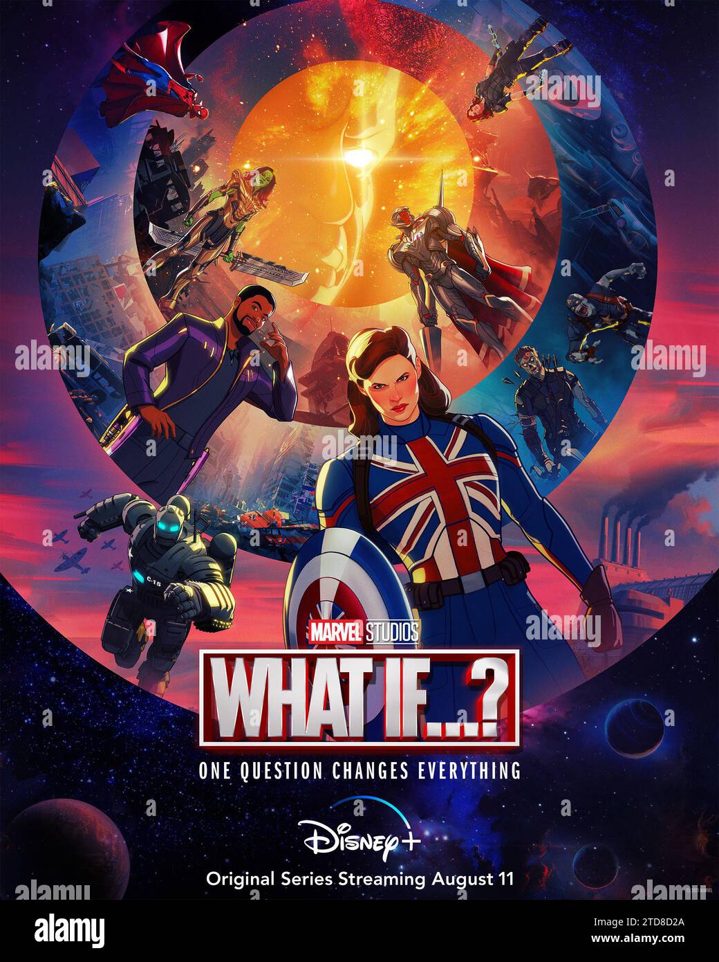 Was Ist, Wenn...? Poster „Marvel“ Stockfoto