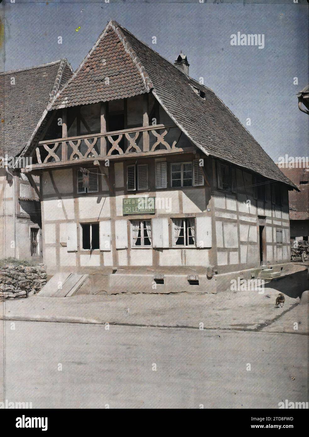 Dannemarie, Oberrhein, Elsass, Frankreich Dannemarie, Erster Weltkrieg
