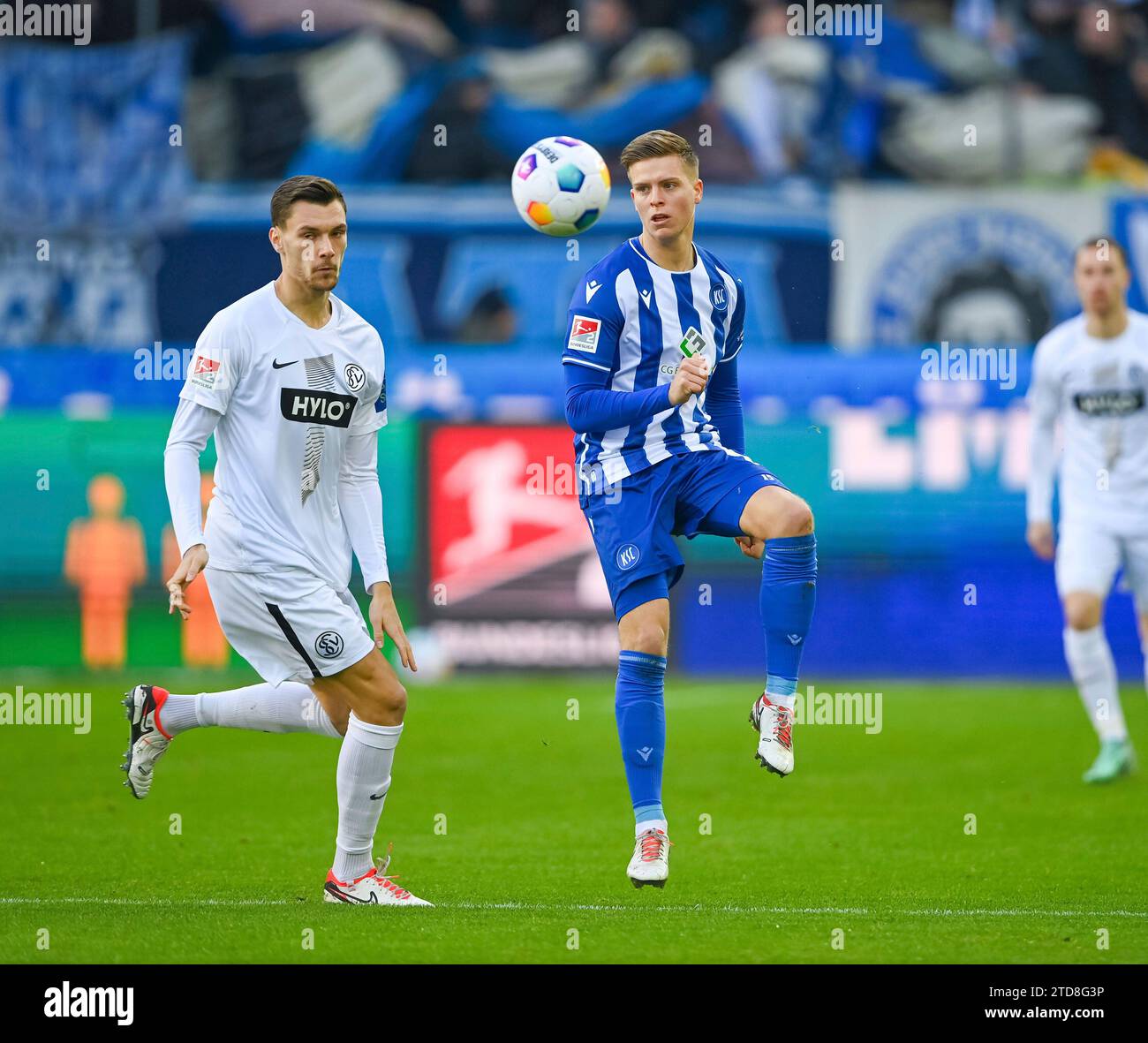 Karlsruhe Deutschland Dezember 2023 Dzenis Burnic Karlsruher SC Karlsruhe Deutschland Dezember 2023 Dzenis Burnic Karlsruher SC