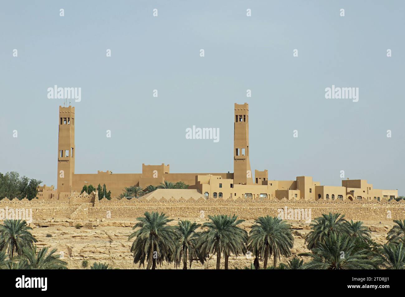 In Turaif im traditionellen Lehmziegelstil in Riad in Saudi-Arabien gebaut Stockfoto