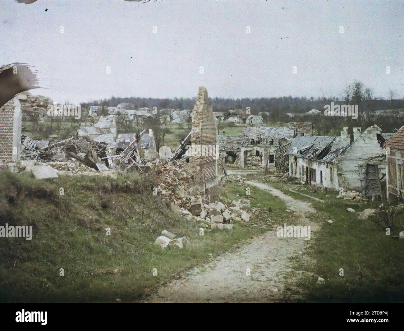 Thiescourt, Frankreich, Habitat, Architektur, Erster Weltkrieg ...