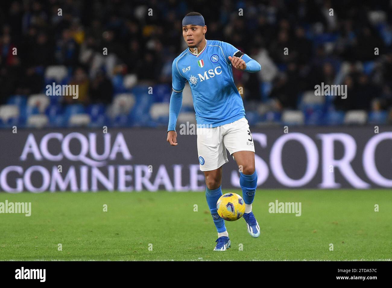 Neapel, Italien. Dezember 2023. Natan vom SSC Napoli während des Spiels der Serie A zwischen SSC Napoli und Cagliari Calcio im Stadio Diego Armando Maradona Neapel Italien am 16. Dezember 2023. Franco Romano/Alamy Live News Stockfoto