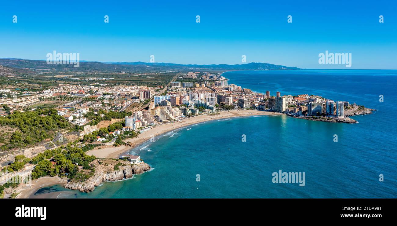 Oropesa del Mar, Spanien, Urlaubsparadies Stockfoto