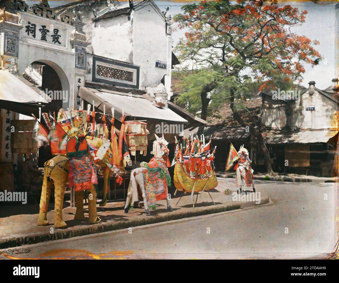 Hànôi, Hainoi Vietnam, Tonkin, Indochina eine Ausstellung von