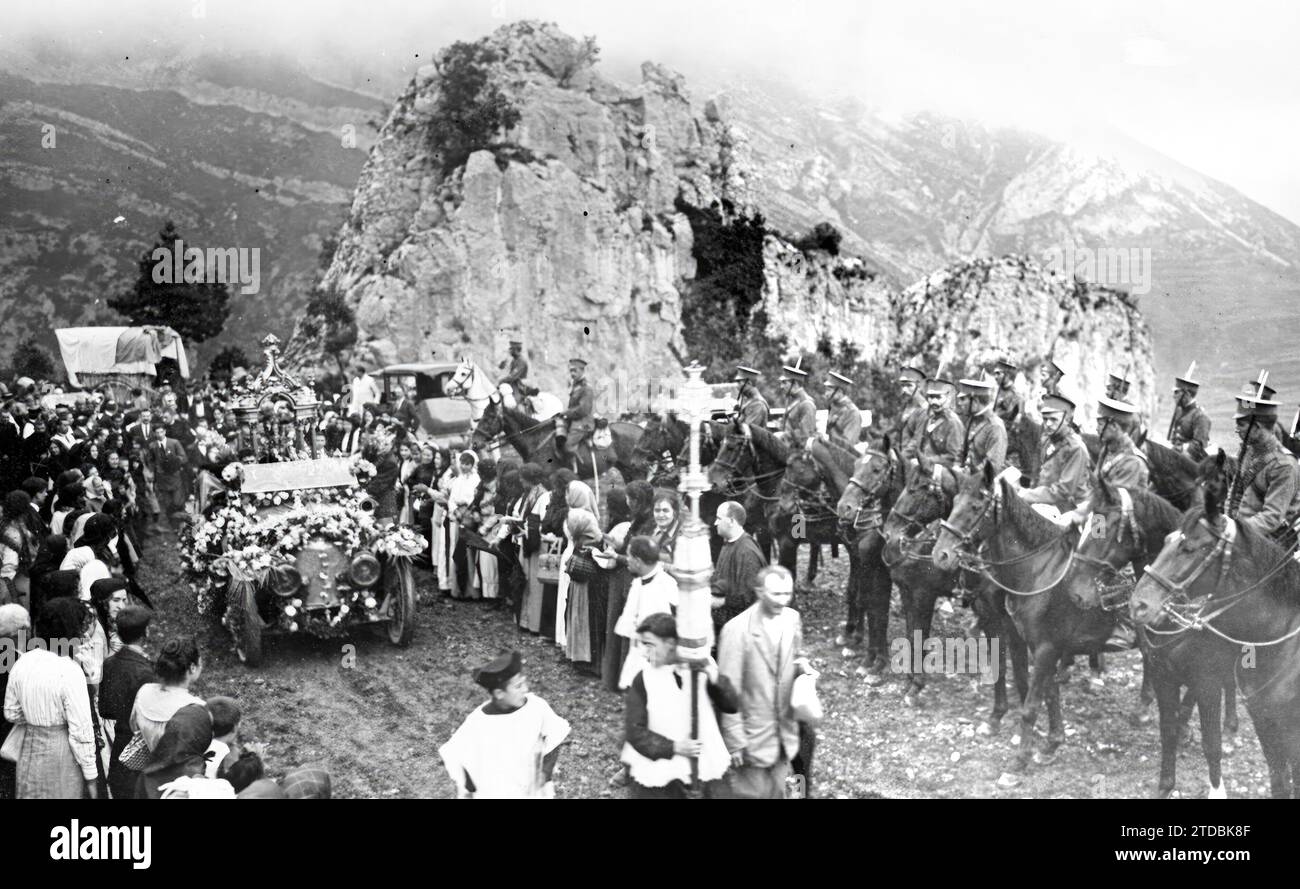08/31/1916. Die Krönung der Jungfrau von Queralt in Berga. Verifizierte