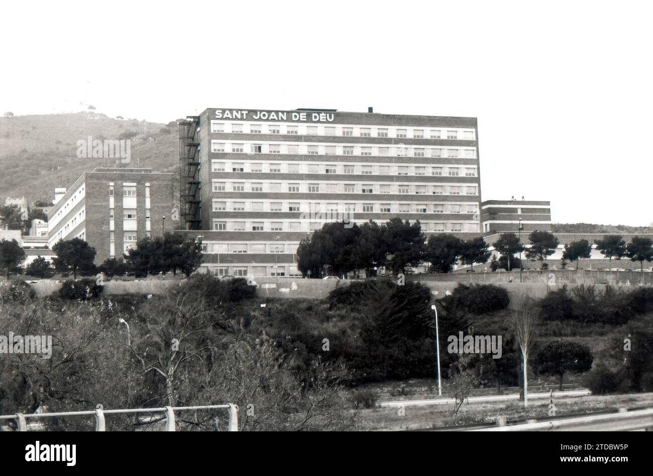 Barcelona.......... Fassade des Krankenhauses Sant Joan de Deu...... Foto von Jordi Romeu vom 24 01 01 1993......... Archdc. Quelle: Album / Archivo ABC / Jordi Romeu Stockfoto