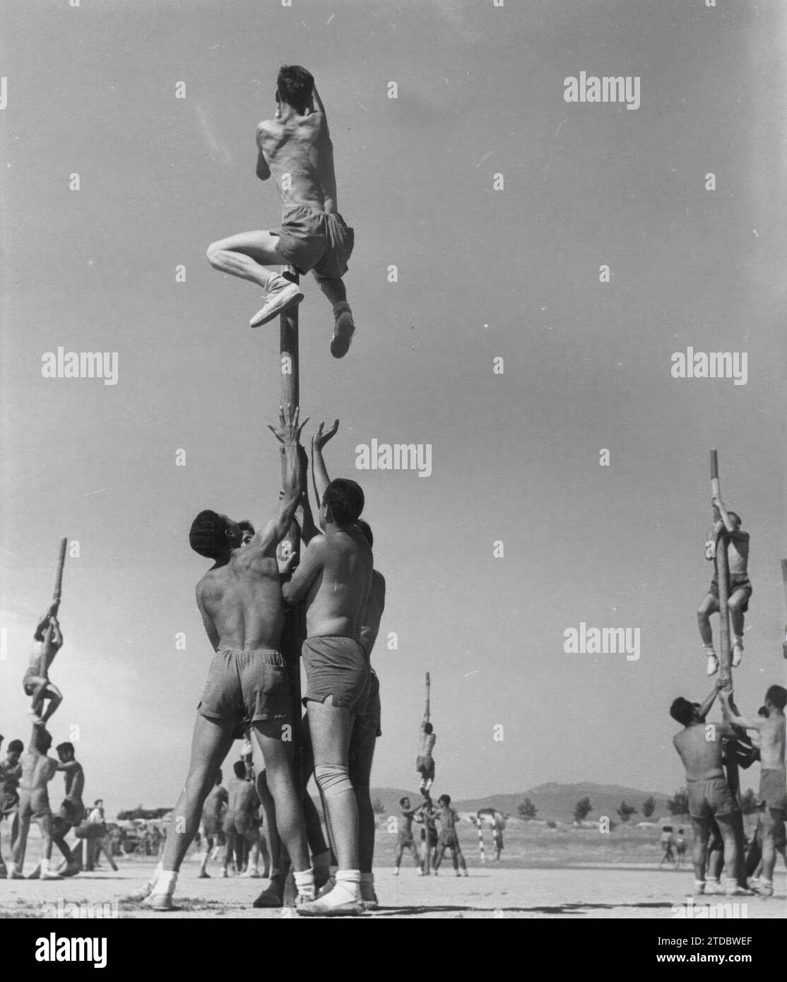 05/31/1960. Unterweisung der spanischen Soldaten im Pentómioca und gepanzerten Disióm von Madrid. Quelle: Album / Archivo ABC / Manuel Sanz Bermejo Stockfoto