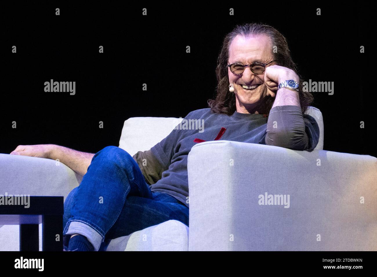 Geddy Lee Buchveranstaltung am 17. Dezember 2023 Stockfoto