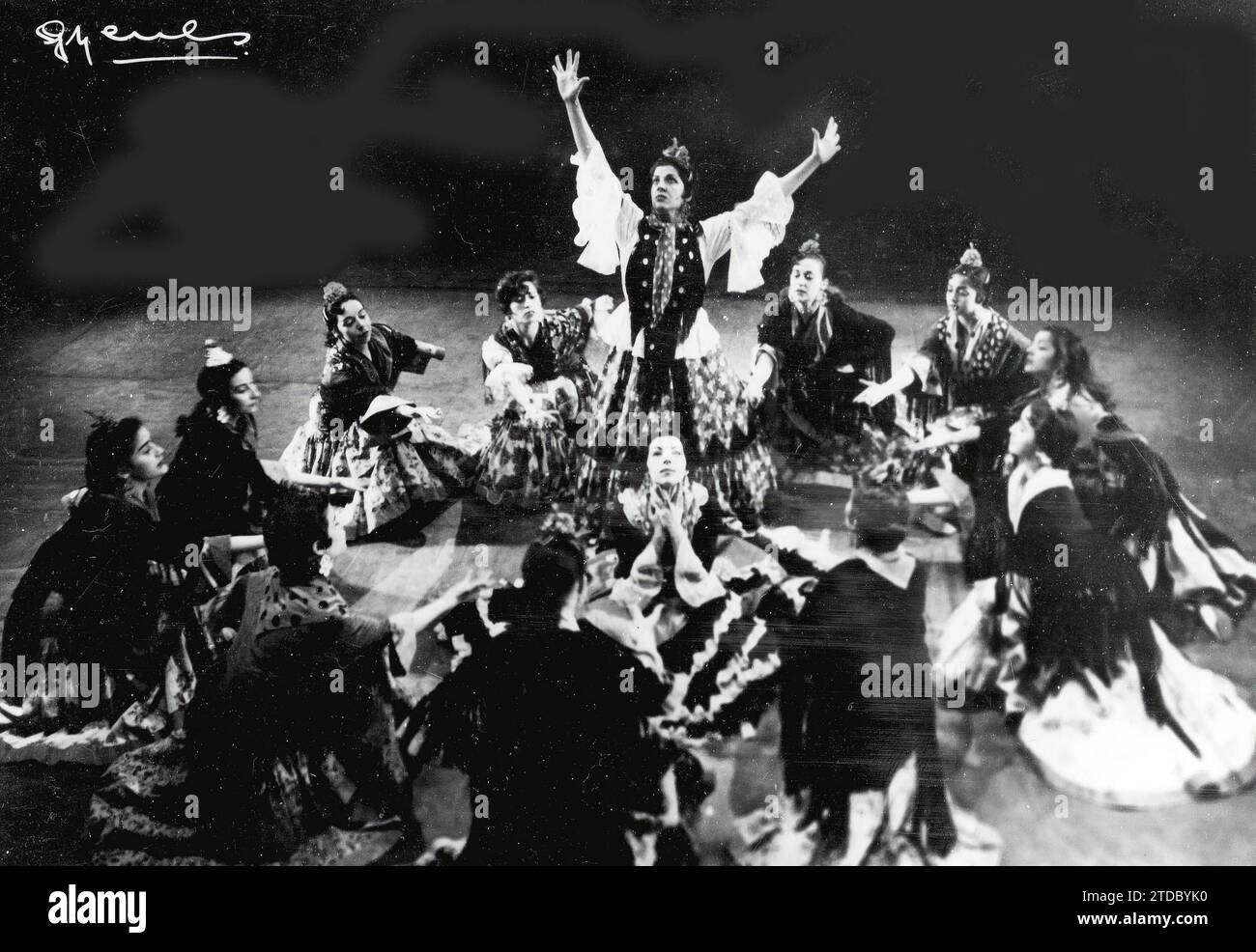 05/31/1955. "El amor Brujo" von Antonio's spanischem Ballett. Quelle: Album / Archivo ABC / Juan Gyenes Stockfoto
