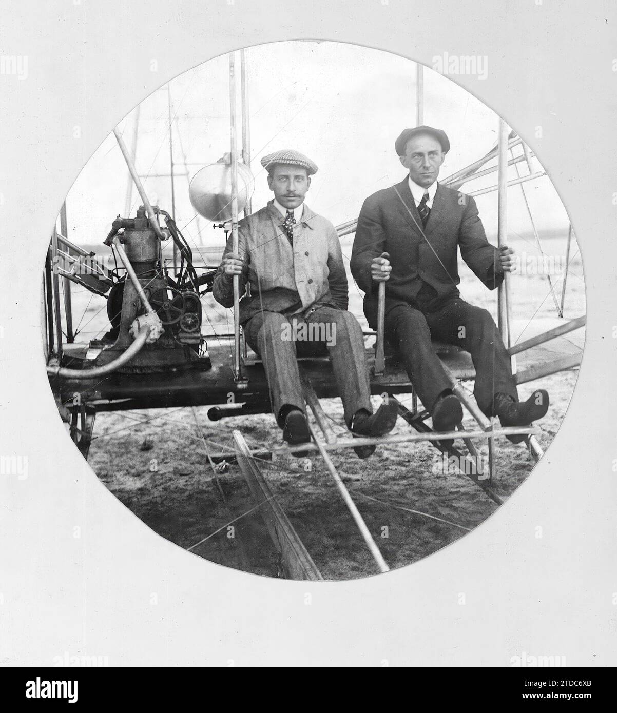 12/31/1902. Die Orville Brothers und Wilbur Wright. Quelle: Album/Archivo ABC Stockfoto