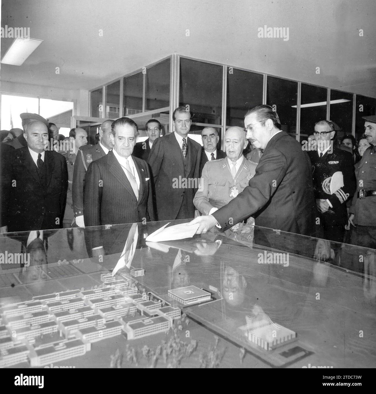 10/24/1971. Einweihung der Autonomen Universität Madrid. Quelle: Album / Archivo ABC / Manuel Sanz Bermejo Stockfoto