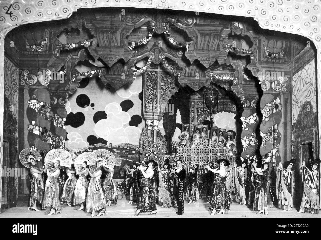 Theatererfolge im Jahr 1922.1. "rainbow", im Apolo Theater. Quelle: Album/Archivo ABC Stockfoto