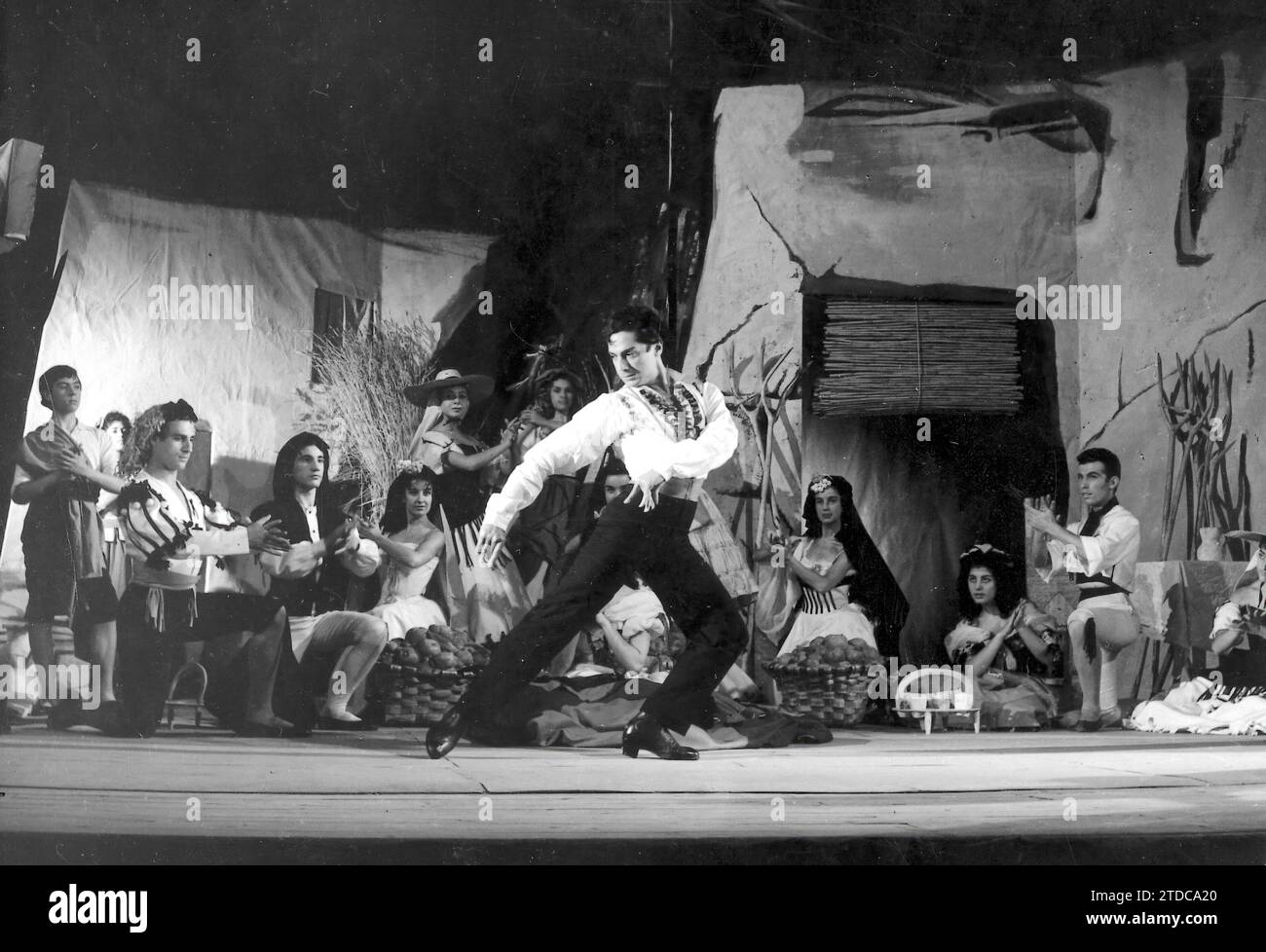 12/31/1957. Ein Moment von „der Dreieckshut“. Quelle: Album / Archivo ABC / Juan Gyenes Stockfoto
