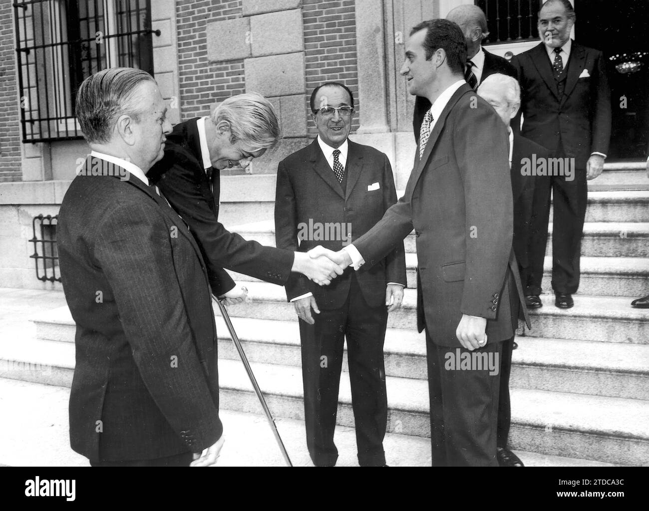 02/09/1972. Audienz im Zarzuela Palast. Quelle: Album / Archivo ABC / Manuel Sanz Bermejo Stockfoto