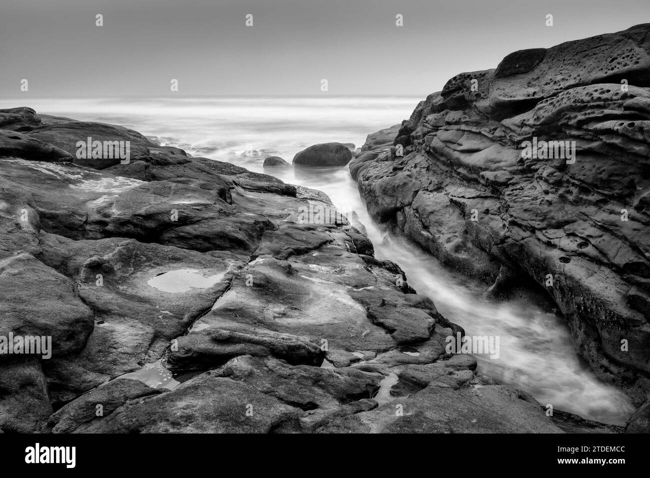 Yachats an der Küste von Zentral-Oregon. Stockfoto