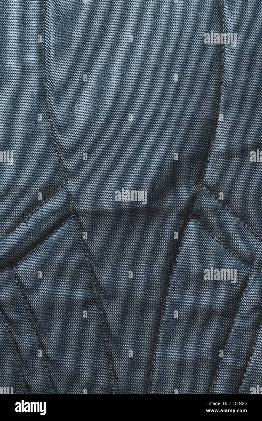 Rucksack Rucksack Material Textur, graues Muster als Hintergrund Stockfoto