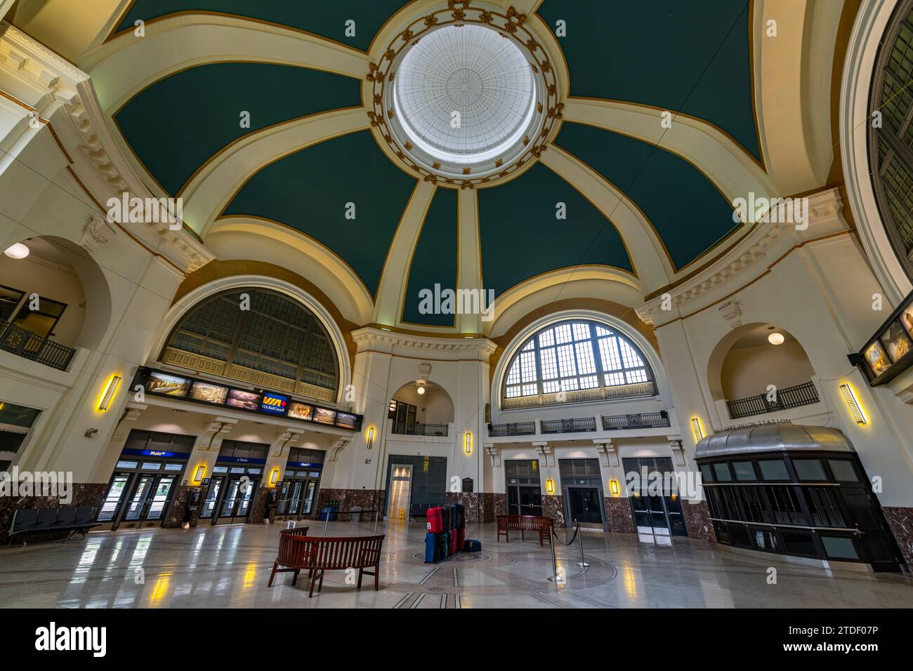 Bahnhof, Winnipeg, Manitoba, Kanada, Nordamerika Stockfoto