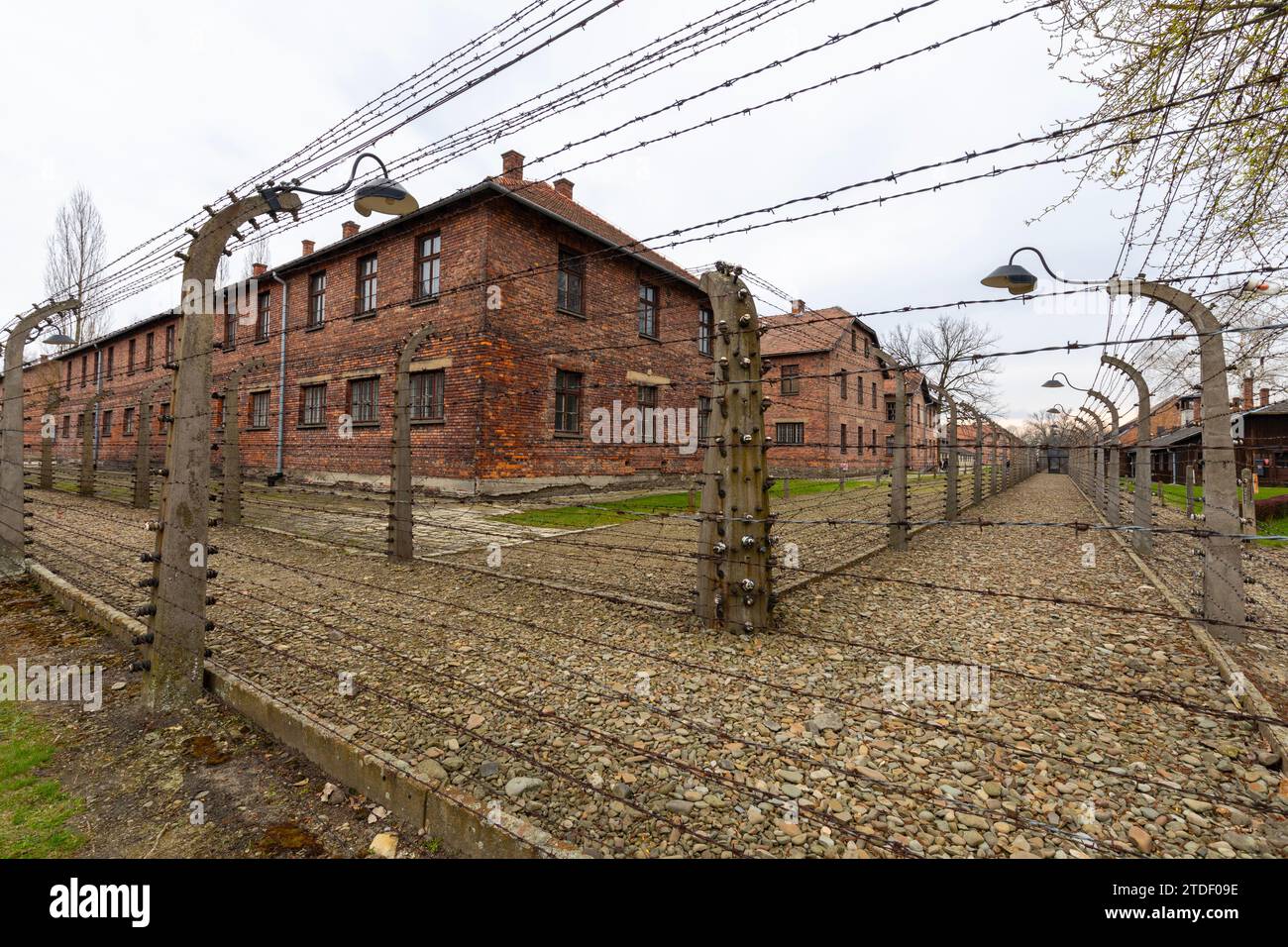 Auschwitz, Konzentrationslager, UNESCO-Weltkulturerbe, Oswiecim, Polen, Europa Stockfoto