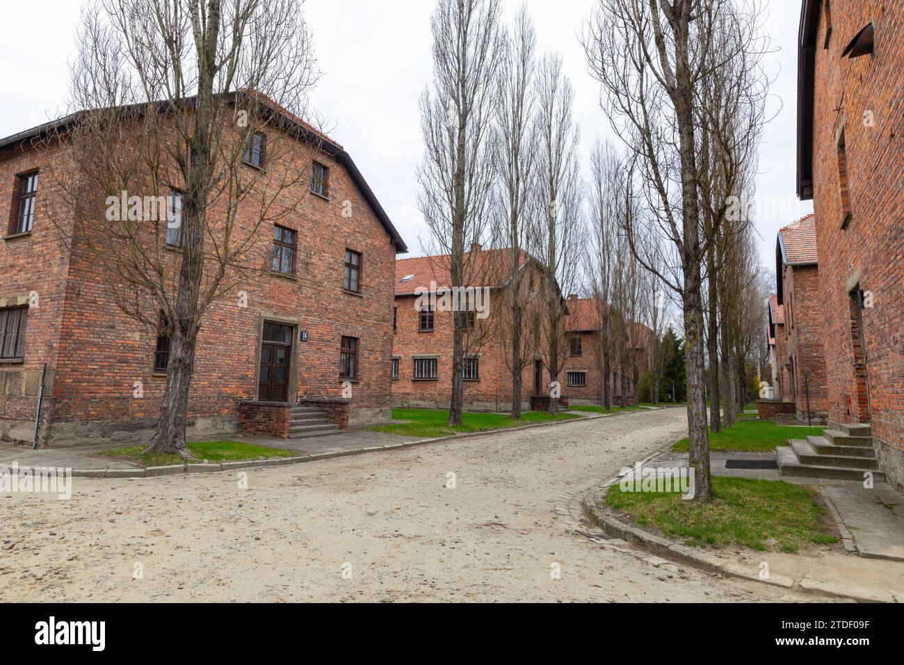 Auschwitz, Konzentrationslager, UNESCO-Weltkulturerbe, Oswiecim, Polen, Europa Stockfoto