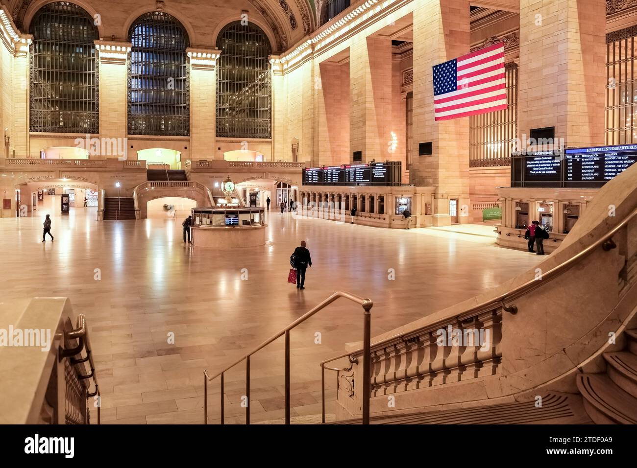 Architektonische Details des Grand Central Terminals, drittgrößte von Nordamerika, Midtown Manhattan, New York City, Vereinigte Staaten von Amerika Stockfoto