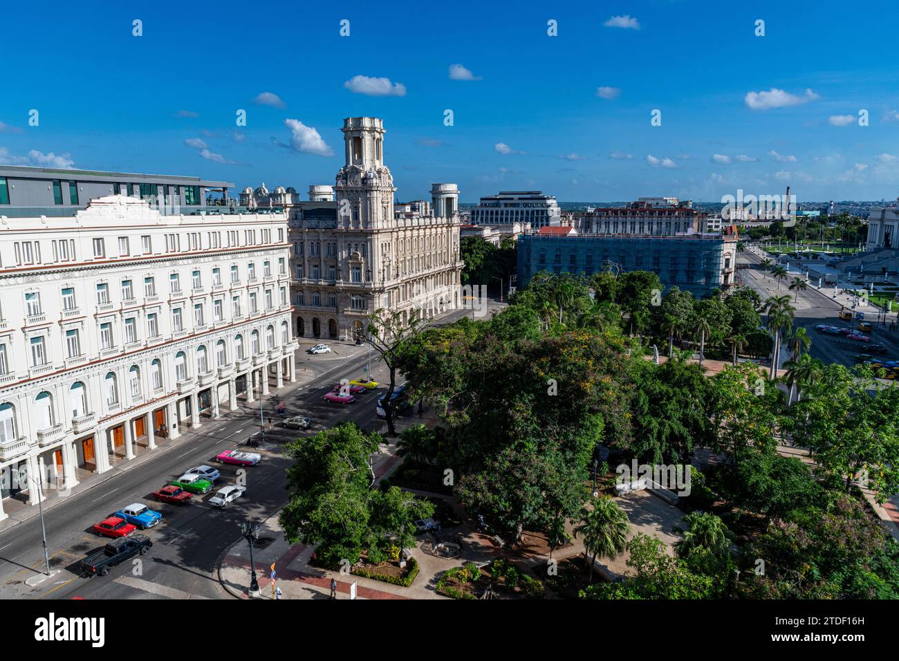 Parque Central, Havanna, Kuba, Westindien, Mittelamerika Stockfoto