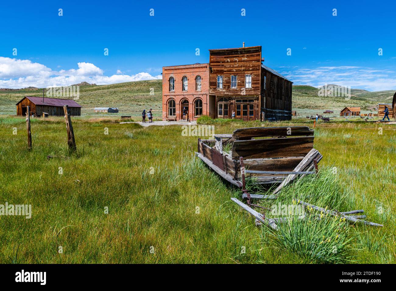 Geisterstadt Bodie, Sierra Nevada, Kalifornien, Vereinigte Staaten von Amerika, Nordamerika Stockfoto