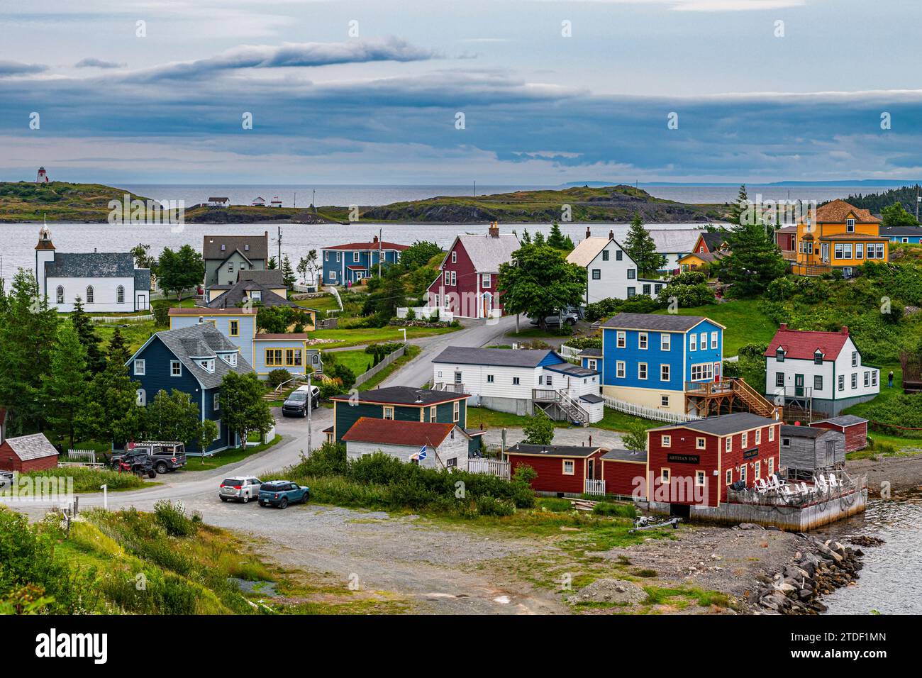Historische Stadt Trinity, Bonavista Halbinsel, Neufundland, Kanada, Nordamerika Stockfoto