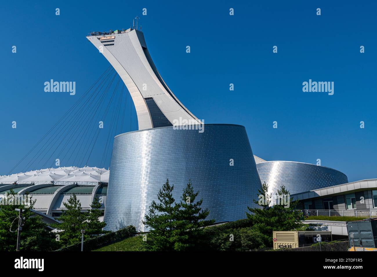 Turm des Olympiastadions, Montreal, Quebec, Kanada, Nordamerika Stockfoto