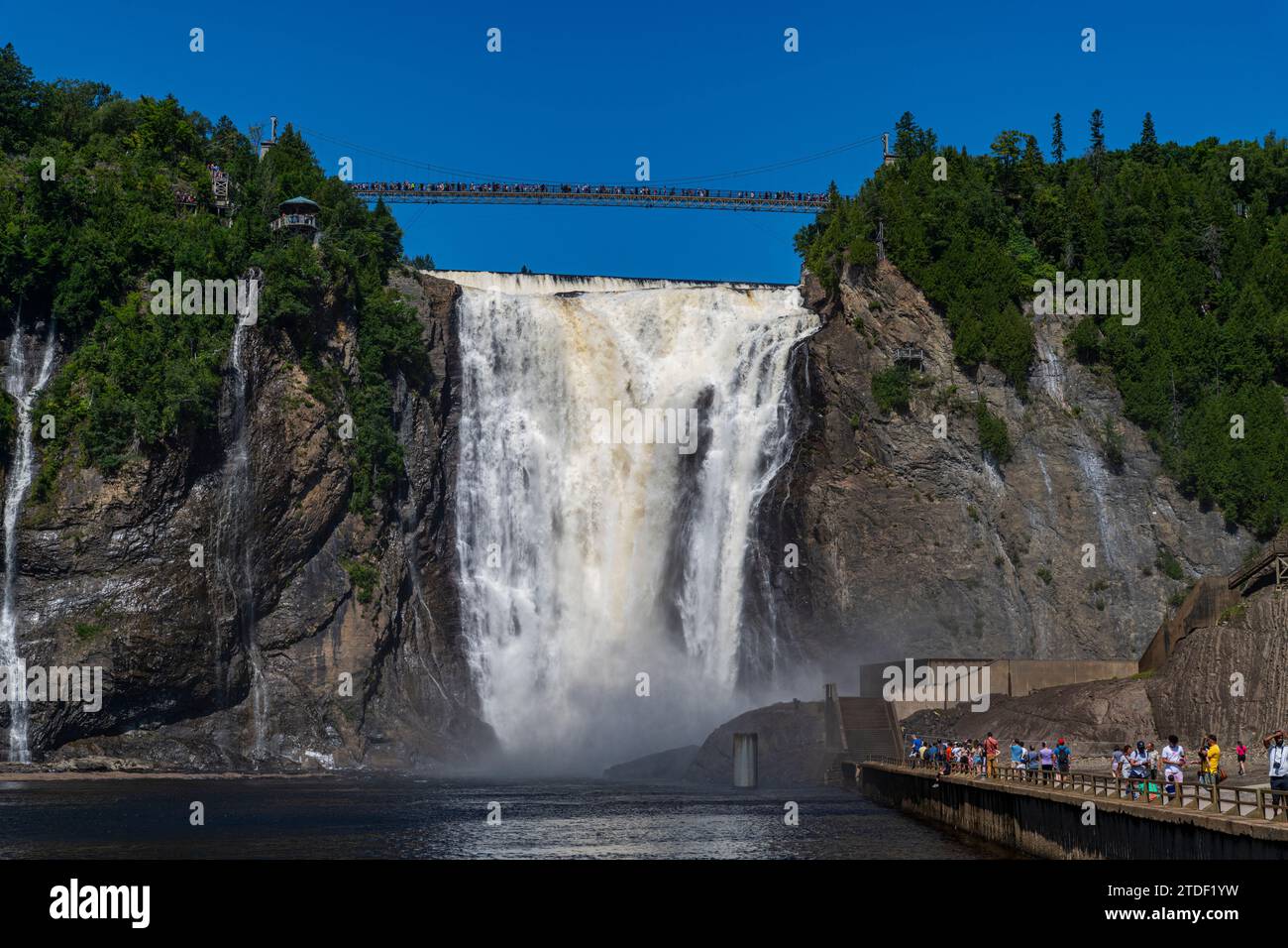 Montmorency Falls, Quebec, Kanada, Nordamerika Stockfoto