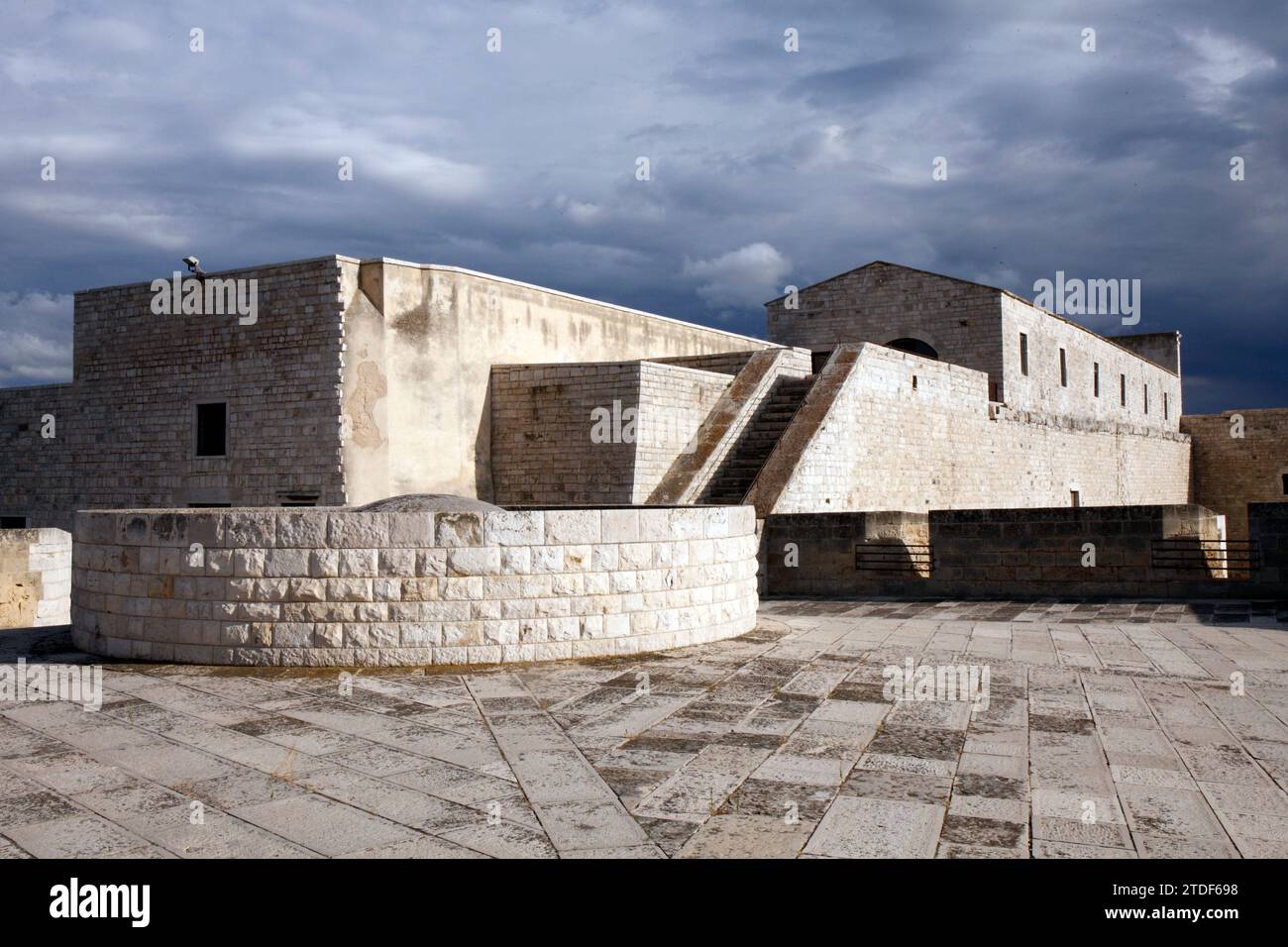 Barletta: Castello normanno svevo. Stockfoto