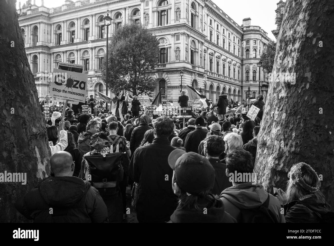 Pro-Palästina-Demonstration in London/Großbritannien Stockfoto