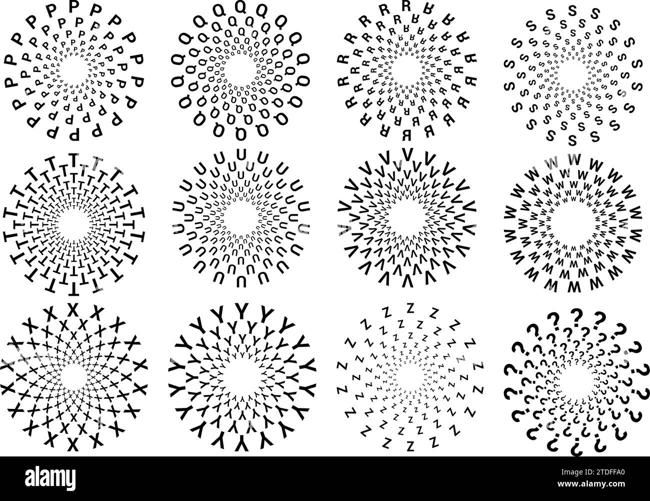 Abstrakte geometrische Kreismuster sind Elemente für die Konstruktion. Kreis Design Elemente Muster Illustration Vektor Bild Design Stock Vektor