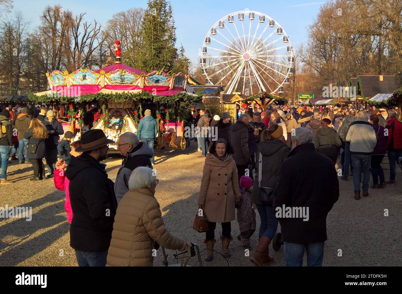 Landshut, Niederbayern. Landshuter Christkindlmarkt, ein bekannter