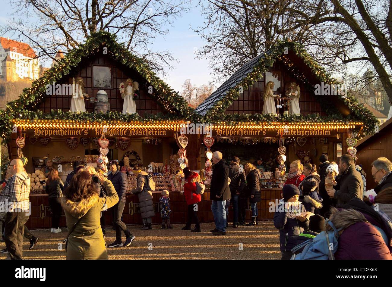 Landshut, Niederbayern. Landshuter Christkindlmarkt, ein bekannter