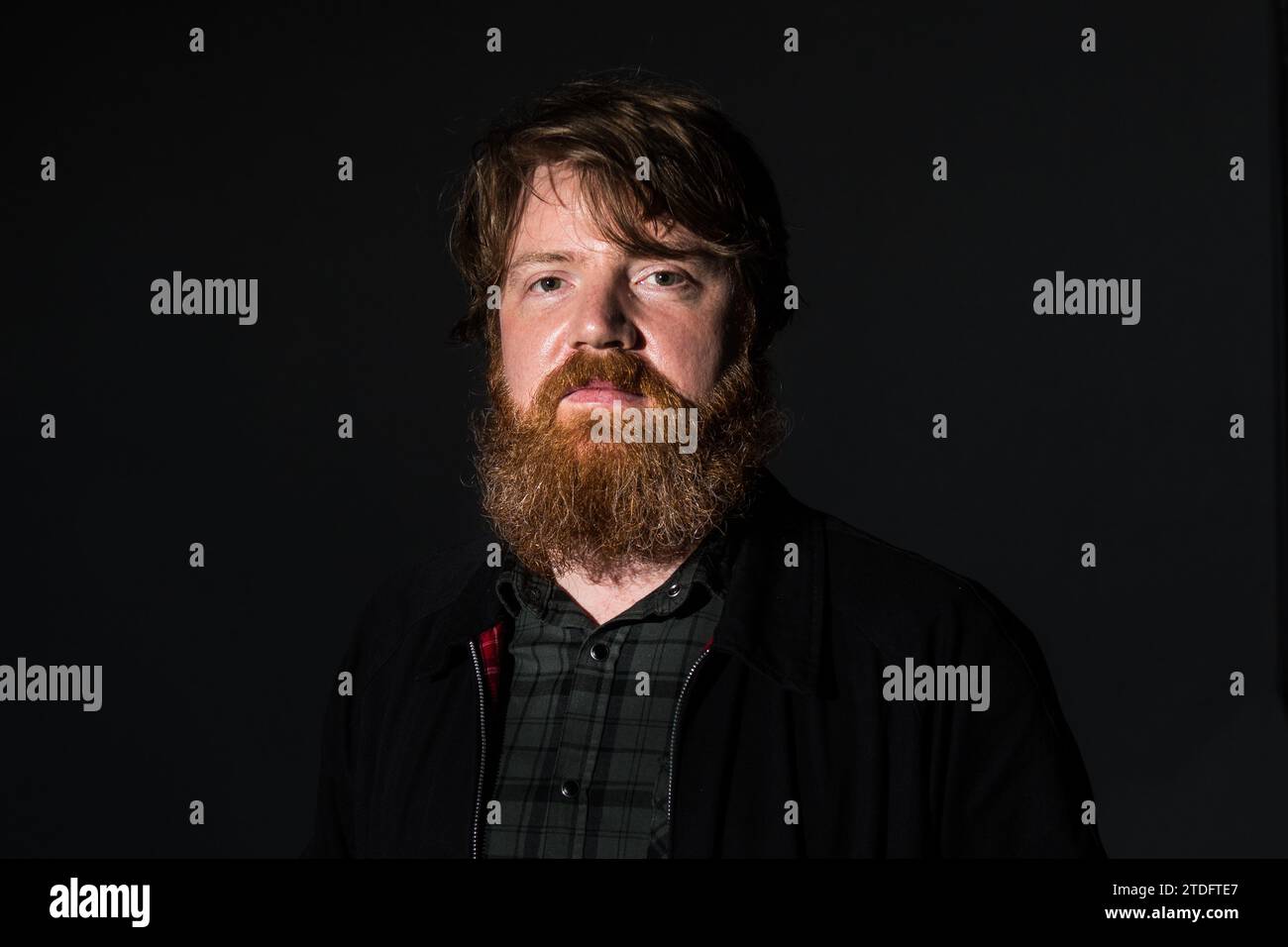 Edimburgh, Schottland. 18. August 2018. Der australische Schriftsteller Shaun Prescott nimmt während des Edinburgh International Book Festival am August an einer Fotoschau Teil Stockfoto