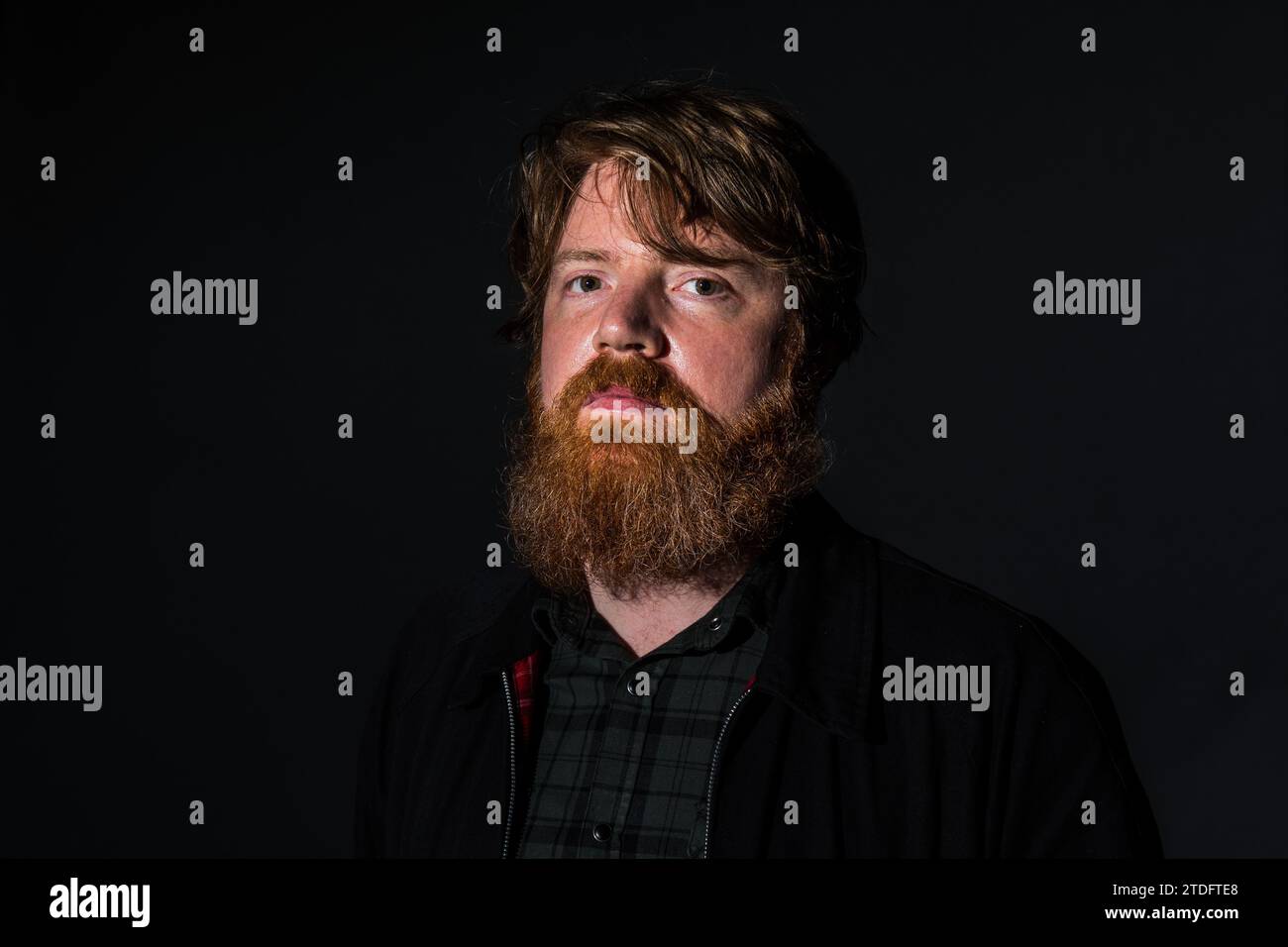Edimburgh, Schottland. 18. August 2018. Der australische Schriftsteller Shaun Prescott nimmt während des Edinburgh International Book Festival am August an einer Fotoschau Teil Stockfoto