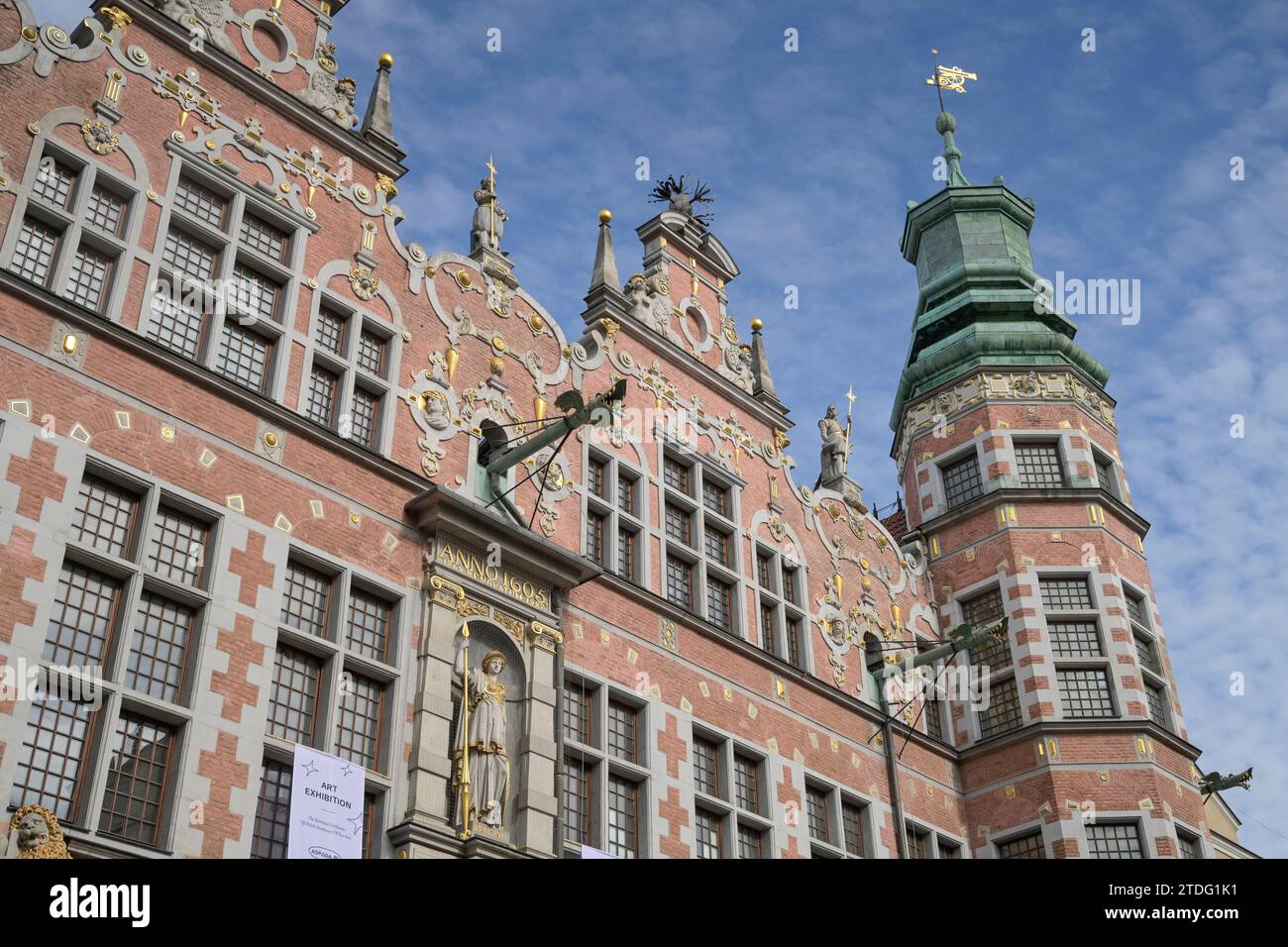 Großes Zeughaus - Wielka Zbrojownia, ul. Piwna, Altstadt, Danzig, Woiwodschaft Pommern, Polen Stockfoto