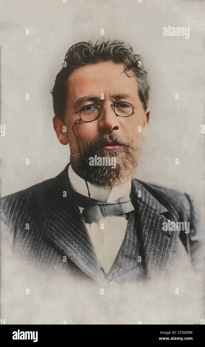 Porträt von Anton. Tschechow. Jahr: 1902. Foto: Opits, Moskau / künstlerisches Establishment A. F. Marksa, St. Petersburg. Stockfoto
