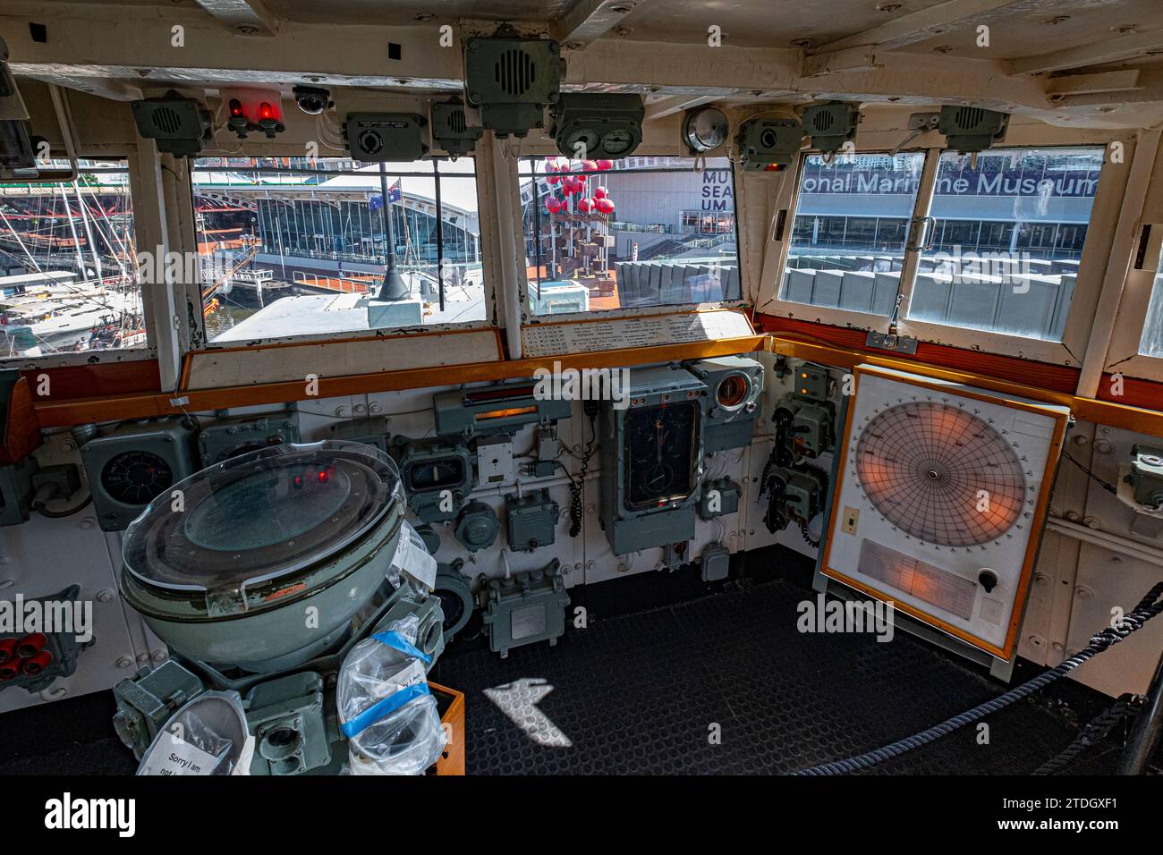 Das Australian National Maritime Museum (ANMM) ist ein staatlich betriebenes Meeresmuseum in Darling Harbour, Sydney, NSW, Australien Stockfoto