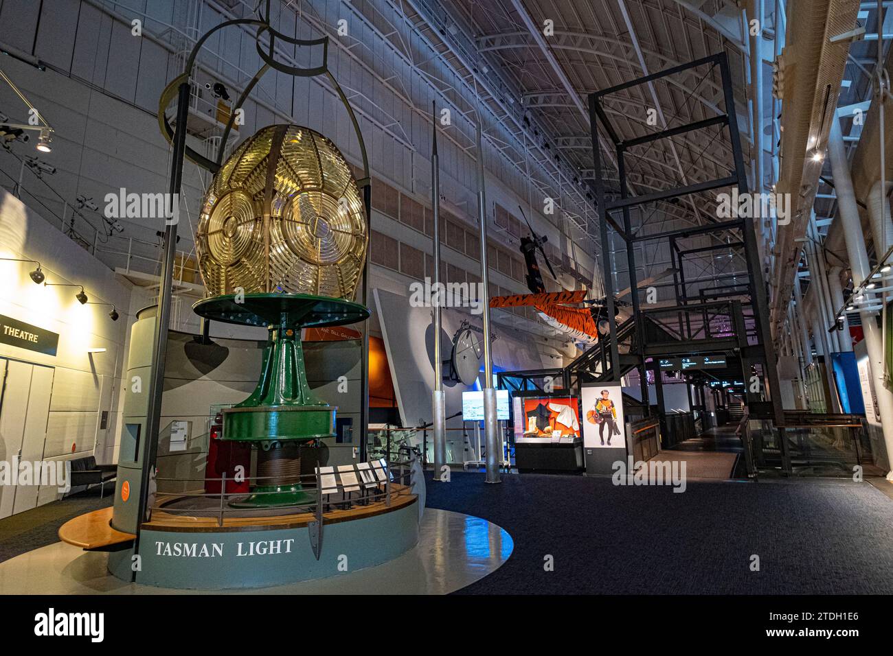 Das Australian National Maritime Museum (ANMM) ist ein staatlich betriebenes Meeresmuseum in Darling Harbour, Sydney, NSW, Australien Stockfoto