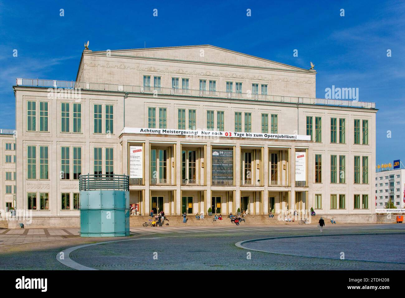 Oper Leipzig Stockfoto