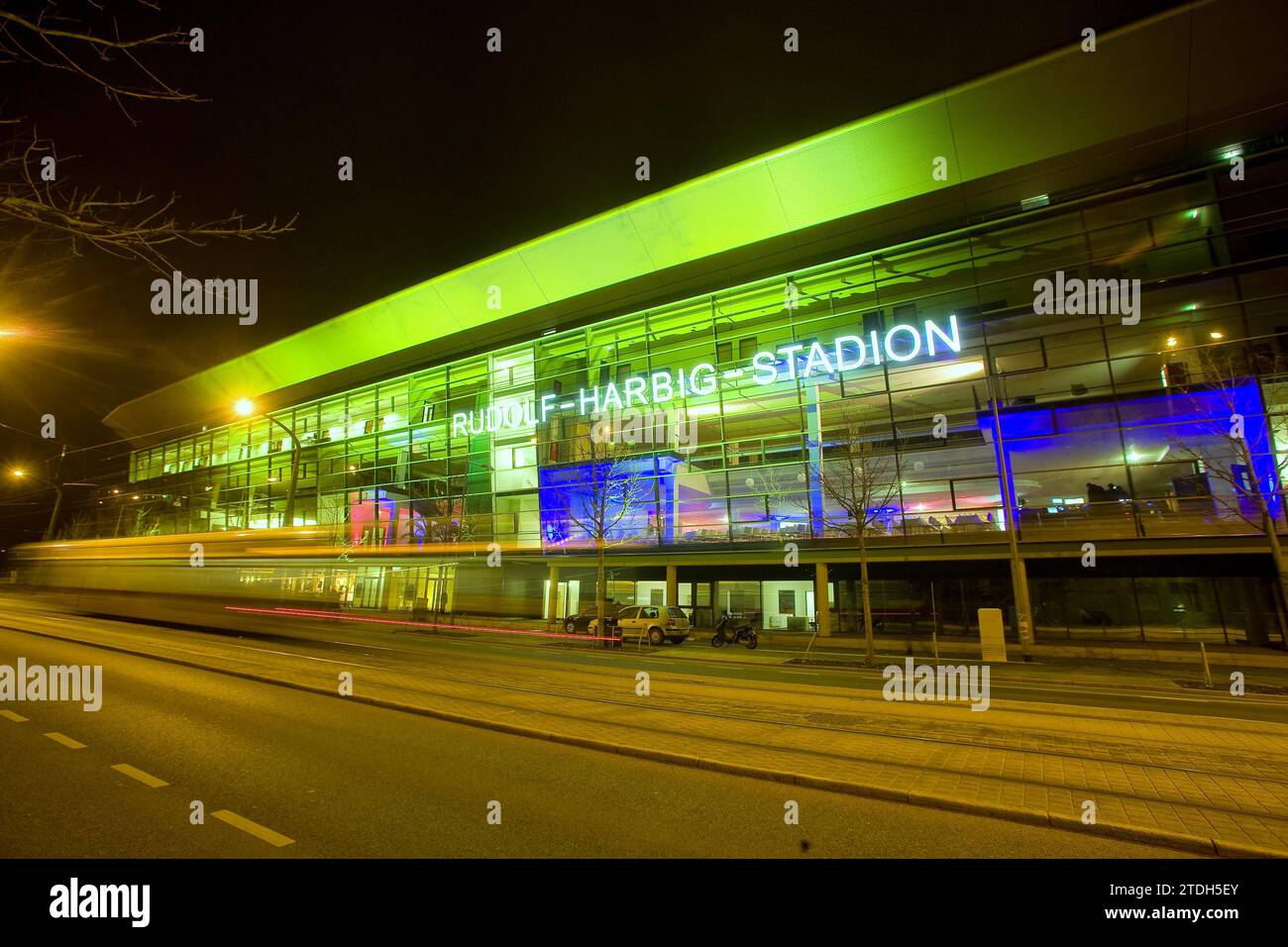 Neubau des Rudolf-Harbig-Stadions Dresden, Heimstadion des 1. FC Dynamo Dresden Stockfoto