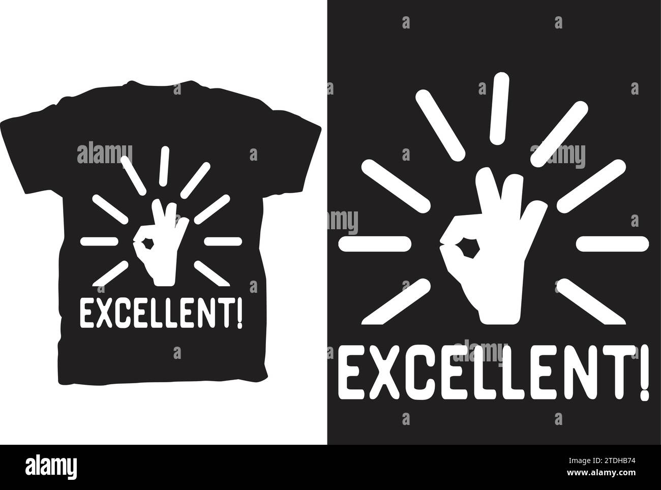 „Mach dich bereit, deinen inneren Komiker mit unserem sarkastischen T-Shirt „Excellent Funny Skeleton Thumbs Up“ zu entfesseln! Dieses Hemd ist perfekt für die Stock Vektor