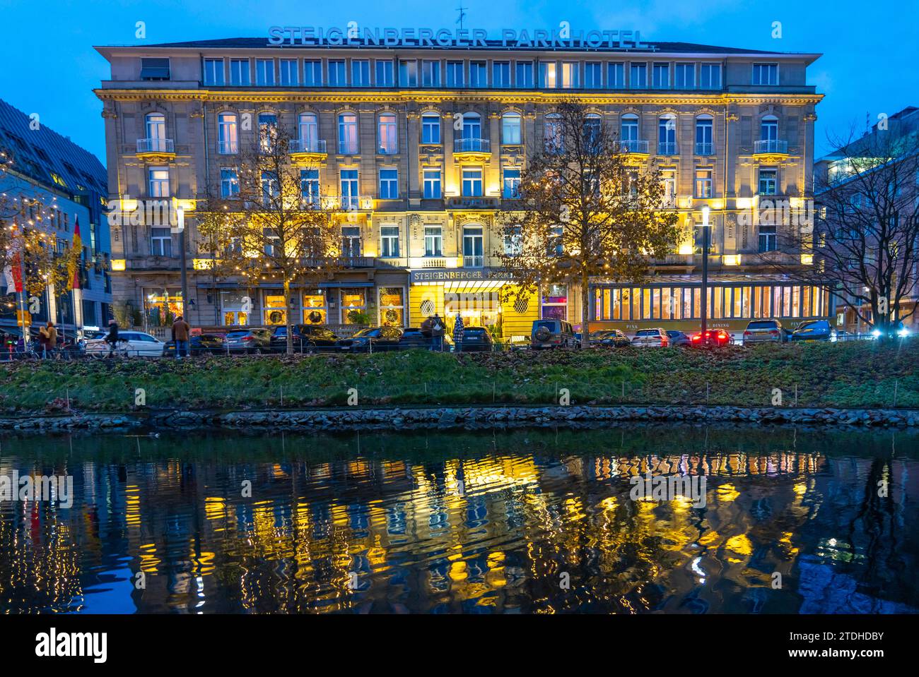 Steigenberger Parkhotel, in der Königsallee, Kö, im Stadtzentrum von Düsseldorf, NRW, Deutschland, Stockfoto