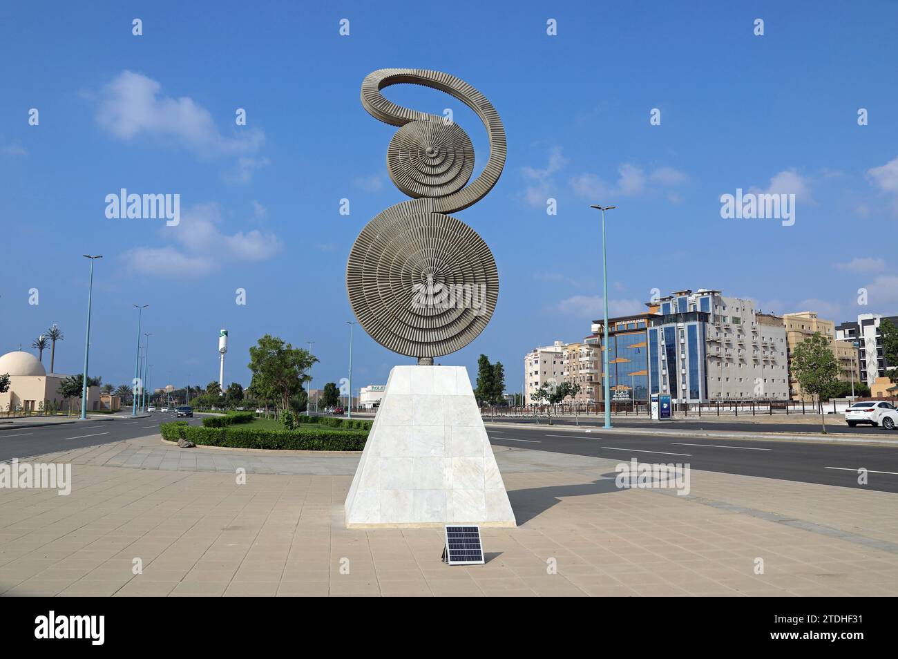 Corniche Road bei Dschidda in Saudi-Arabien Stockfoto