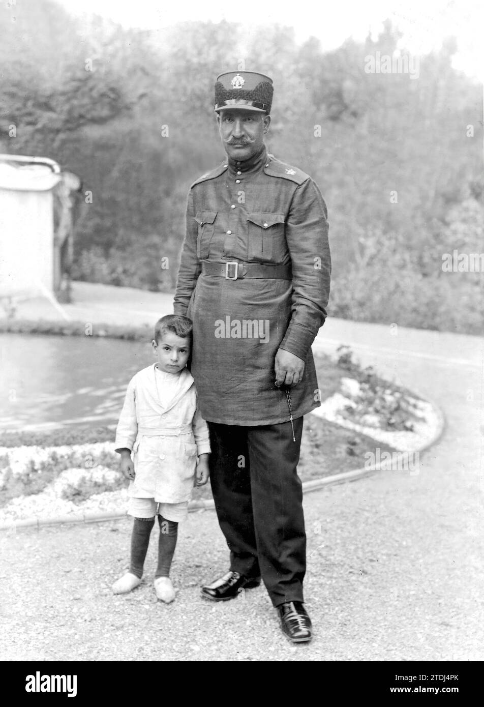 12/31/1924. Der Schah des Iran, Reza Khan Pahlevi. Vidal-Fotoinformationen. Quelle: Album / Archivo ABC / Vidal Stockfoto