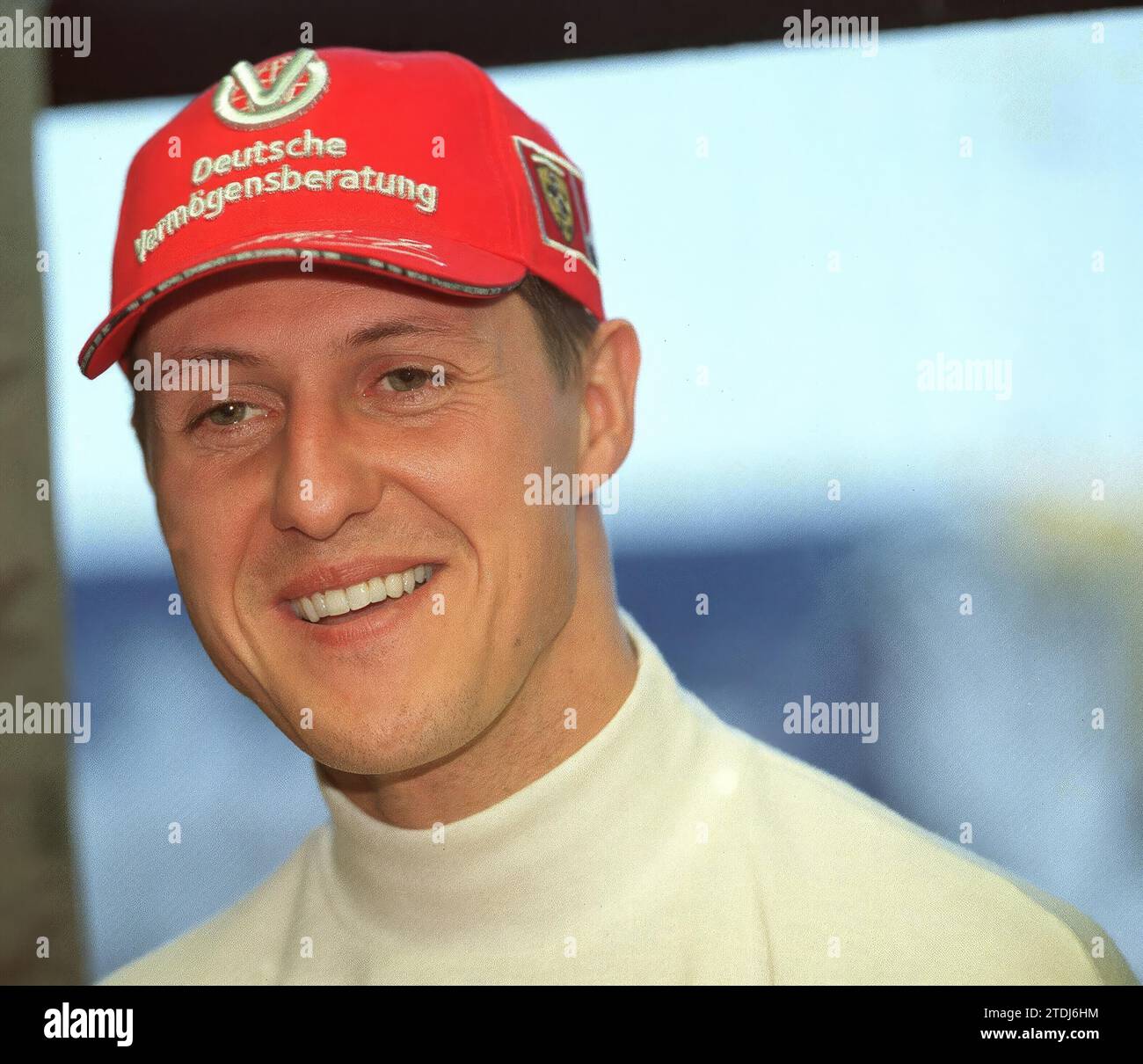 Barcelona. 3/22/2002. Interview mit Michael Schumacher. Foto: Yolanda Cardo....archdc. Quelle: Album / Archivo ABC / Yolanda Cardo Stockfoto