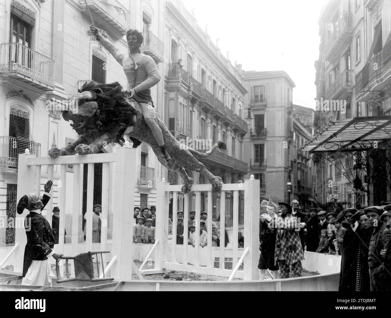 Valencia, 19.03.1911. Mariano-Benlliure-Platz Versagt. Quelle: Album / Archivo ABC / Vicente Barbera Masip Stockfoto